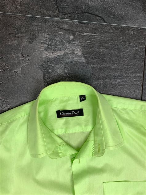 lime green dior shirt|dior polo shirts.